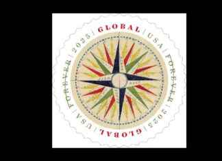 USPS Compass Rose Stamp: Historic Design for International Mail usps-compass-rose-stamp-historic-design-for-nternational-mail