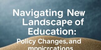 Navigating the New Landscape of Education: Policy Shifts and Their Implications Navigating the New Landscape of Education: Policy Changes and Their Implications
