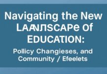 Navigating the New Landscape of Education: Policy Shifts and Community Impact Navigating the New Landscape of Education: Policy Changes and Community Effects