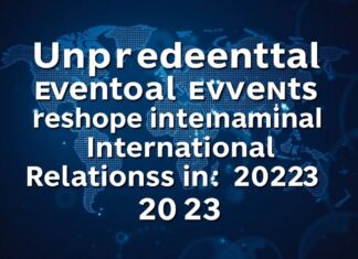 Unprecedented Global Events Reshape International Relations in 2023 Unprecedented Global Events Reshape International Relations in 2023