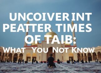 Discover the Unique Prayer Timings of Taif: What You Didn’t Know Uncover the Distinct Prayer Times of Taif: What You Might Not Know